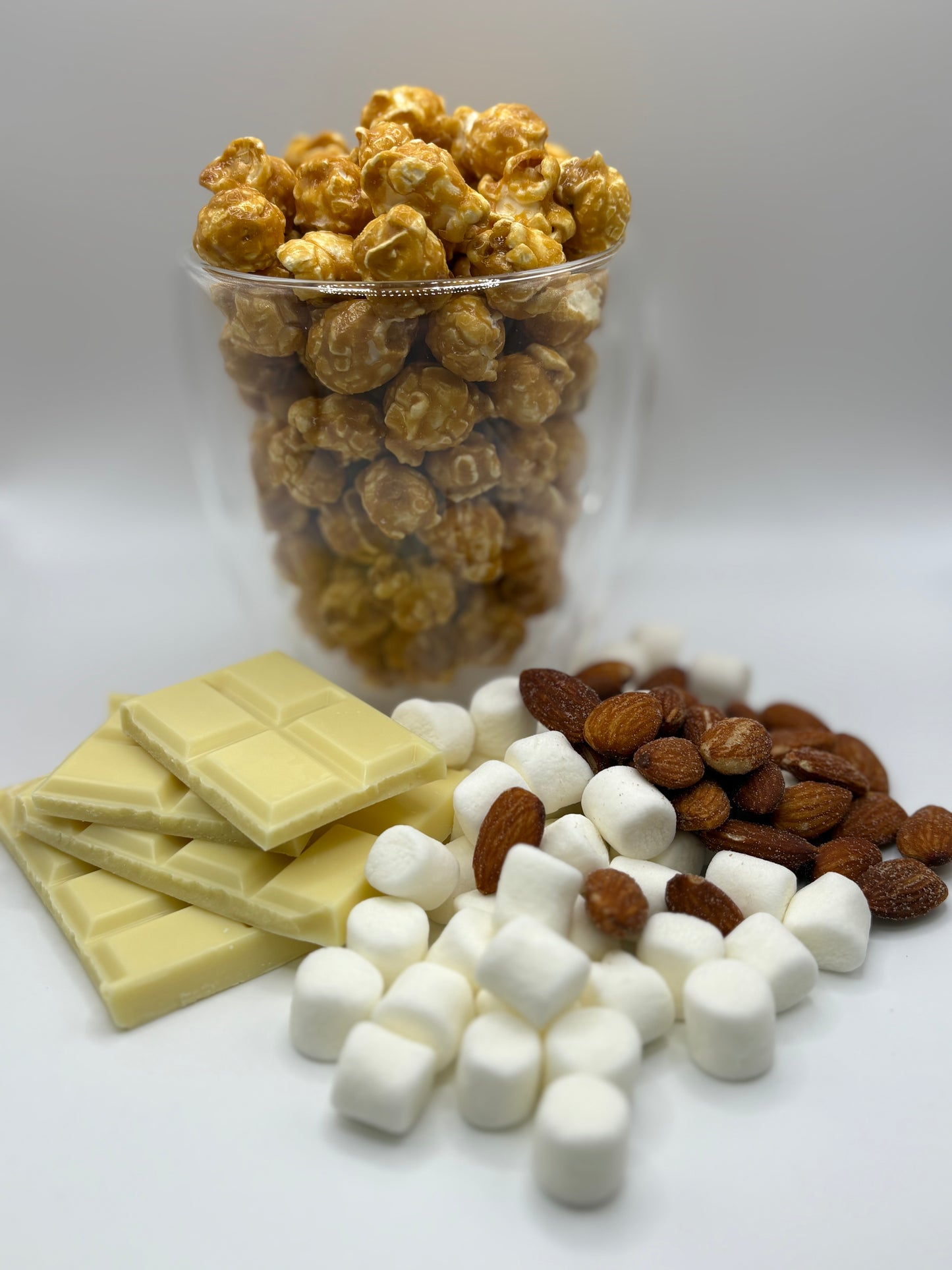 Rocky Road Chocolate Coated Caramel Popcorn