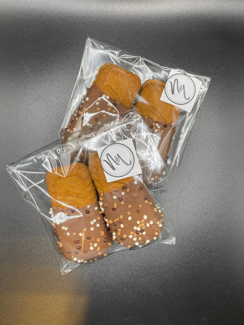 Wholesale Chocolate Dipped Biscoff Cookies