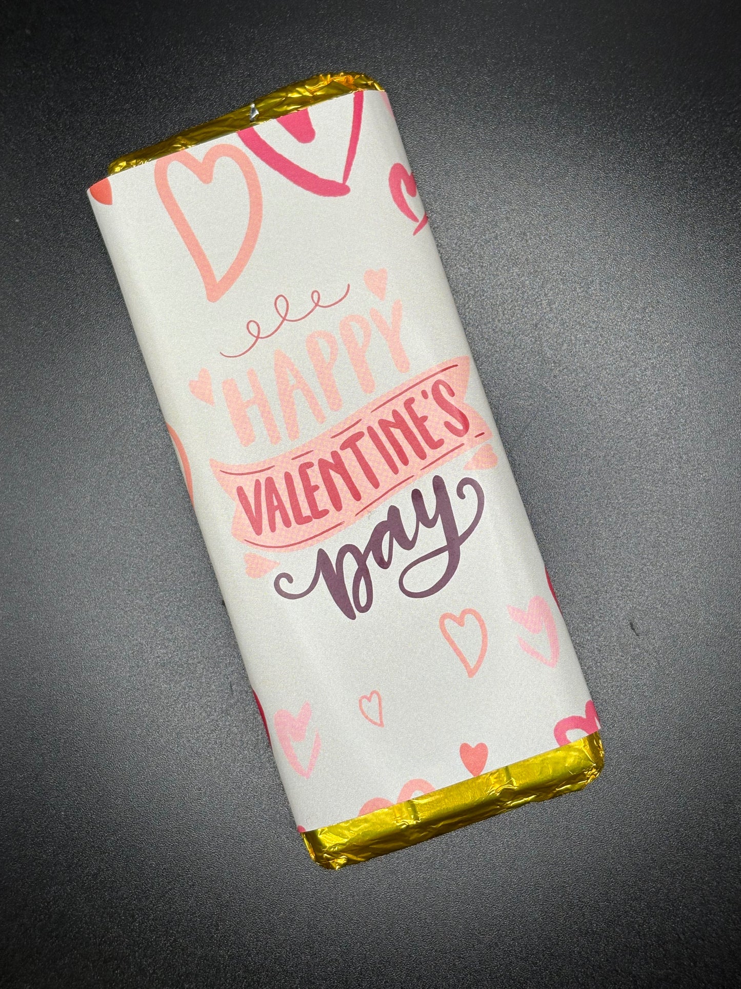 Wholesale Valentines Milk Chocolate Foil Novelty Bars