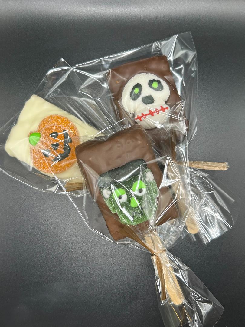 Halloween Gummy Candy Rice Krispie Square