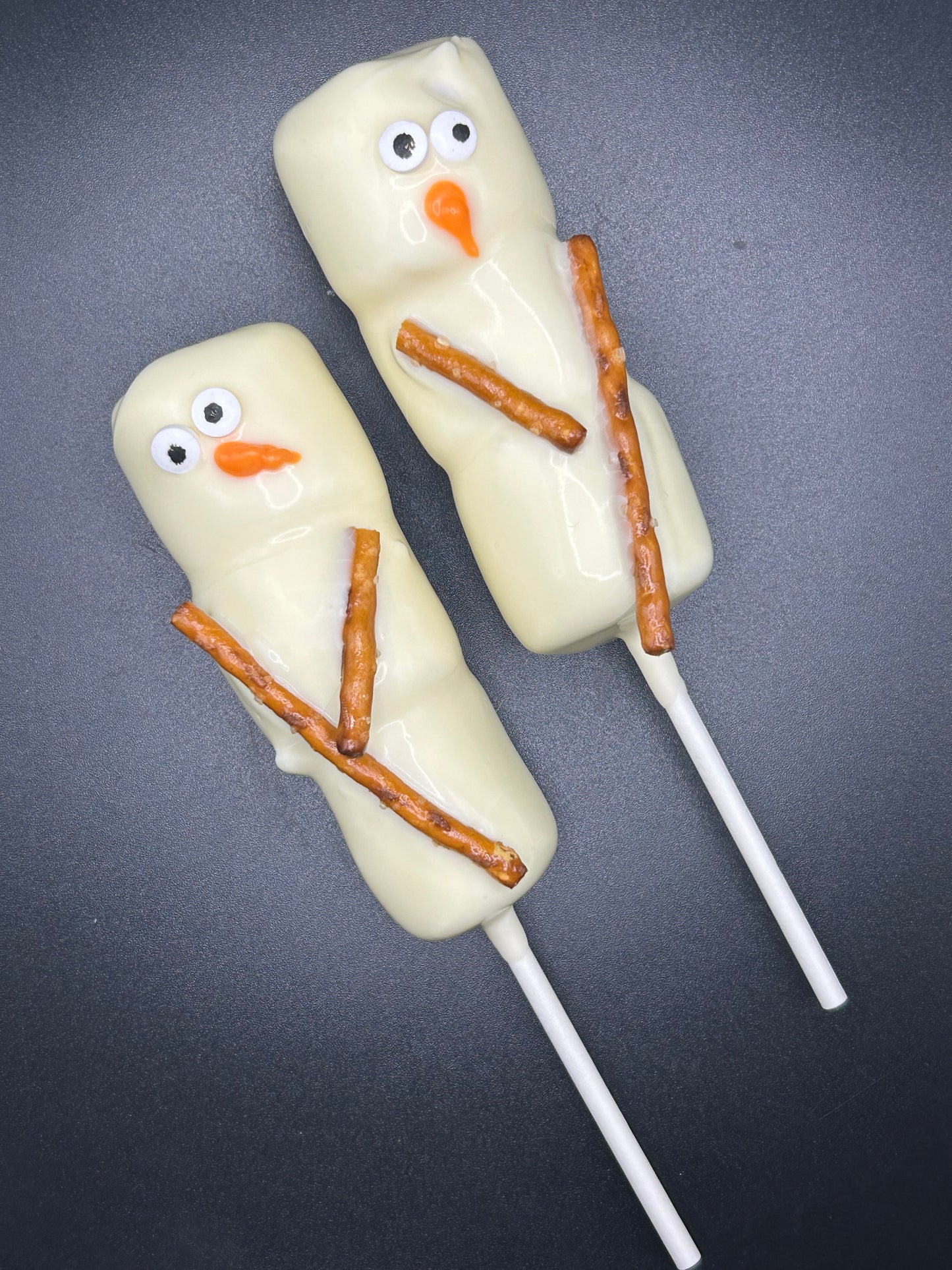 Snowman Marshmallow Stick