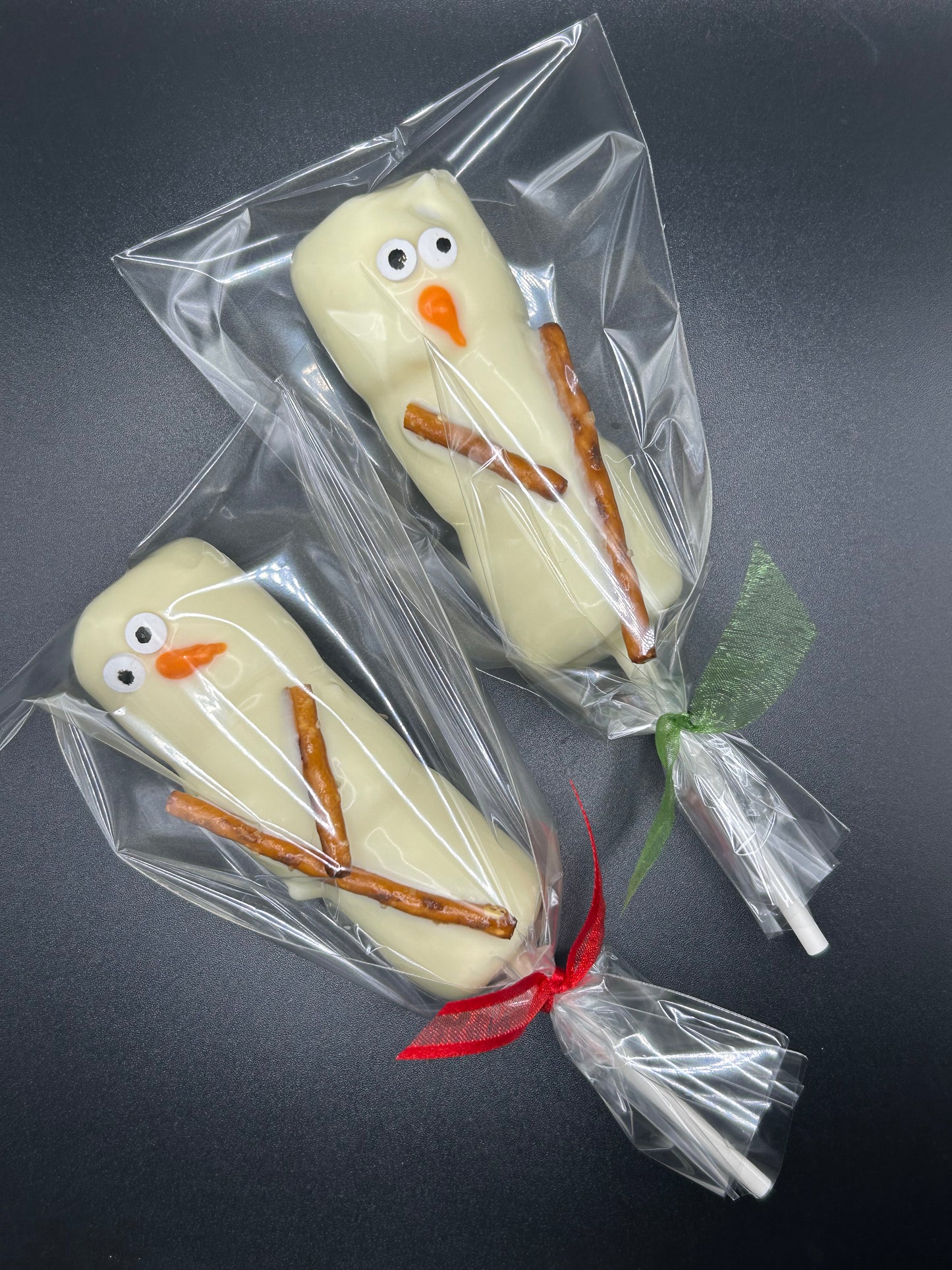 Snowman Marshmallow Stick