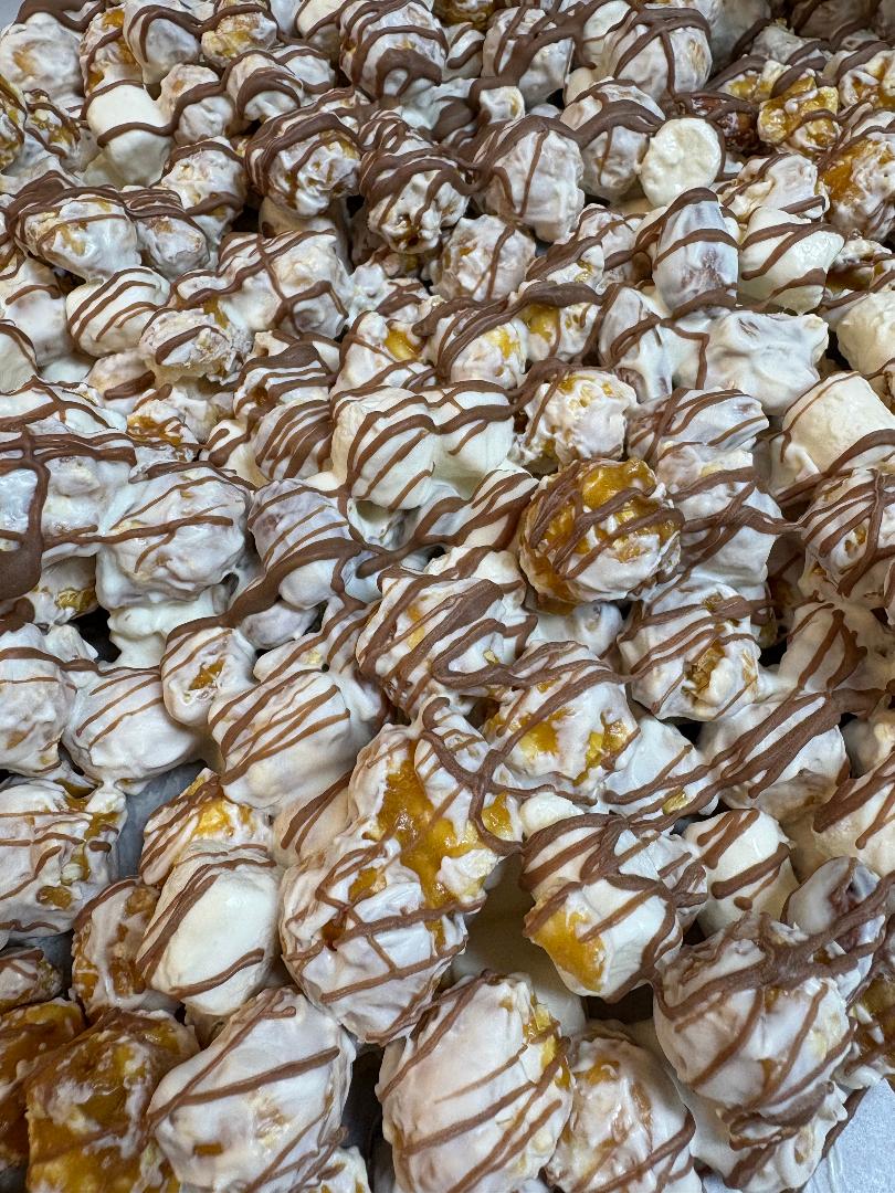 Rocky Road Chocolate Coated Caramel Popcorn