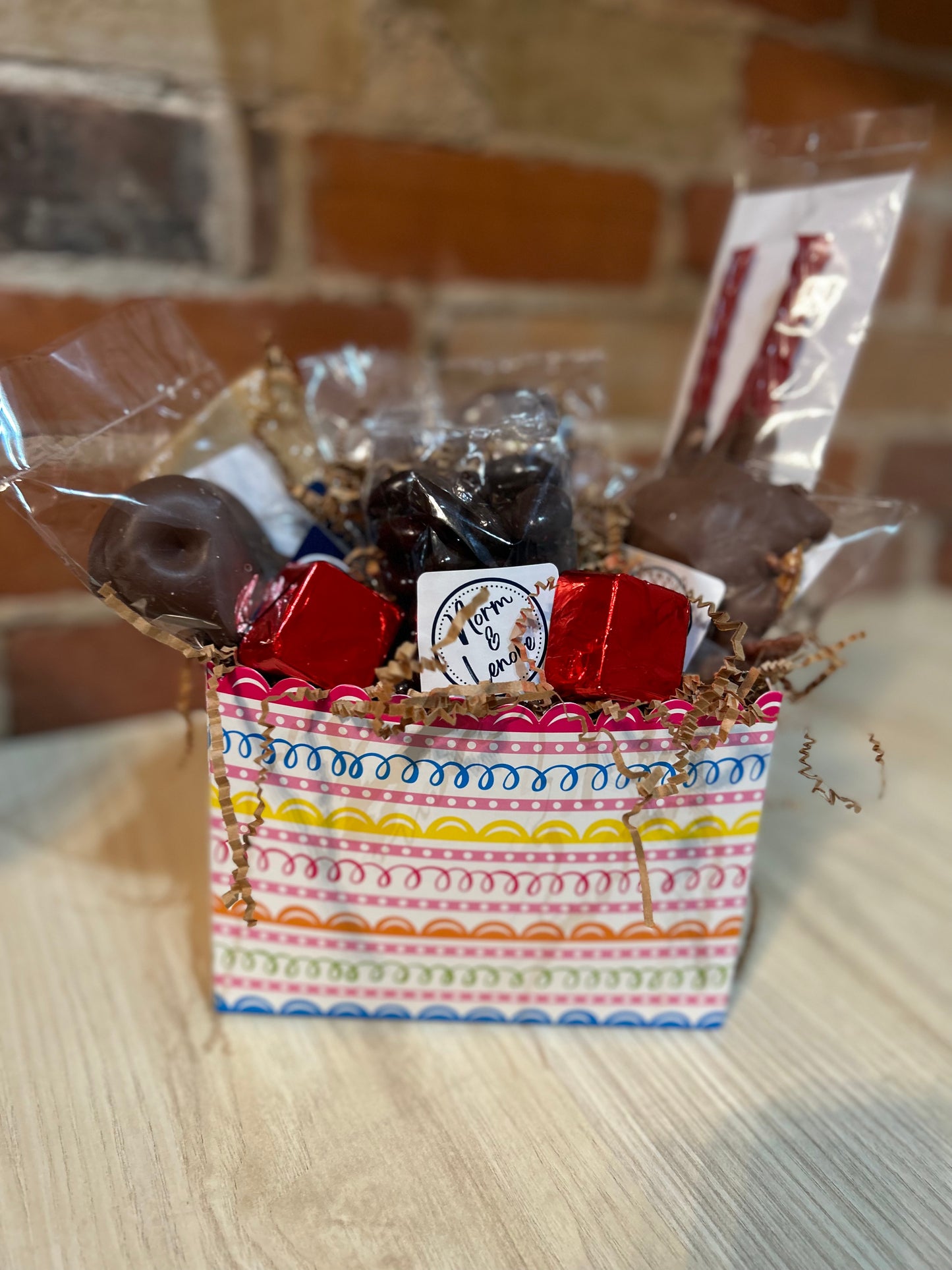 Chocolate Gift Basket Box