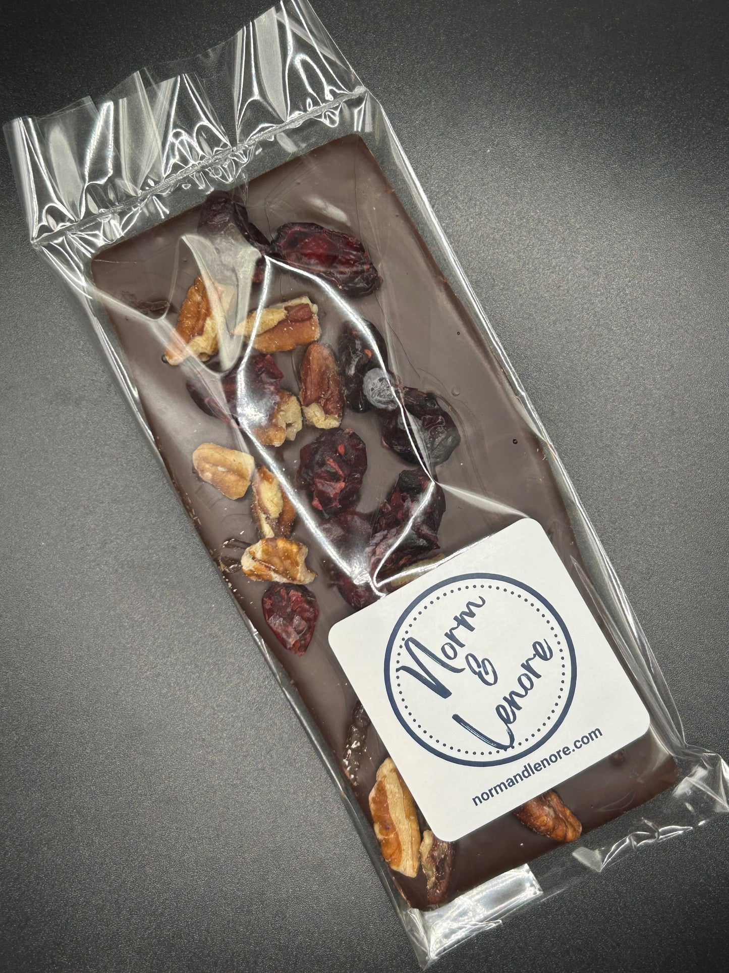 Wholesale 55% Dark (Vegan) Cranberry/Pecan Bar