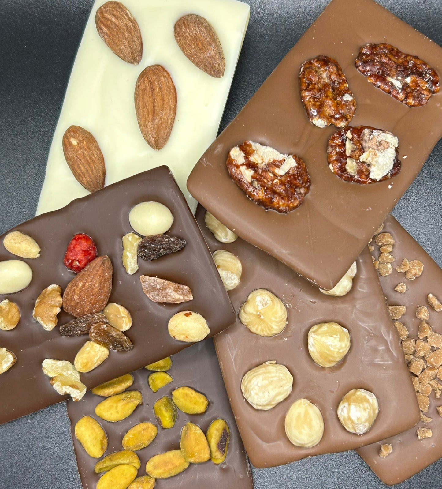 Variety Pack Chocolate Bark Fruit & Nut 6 Pcs