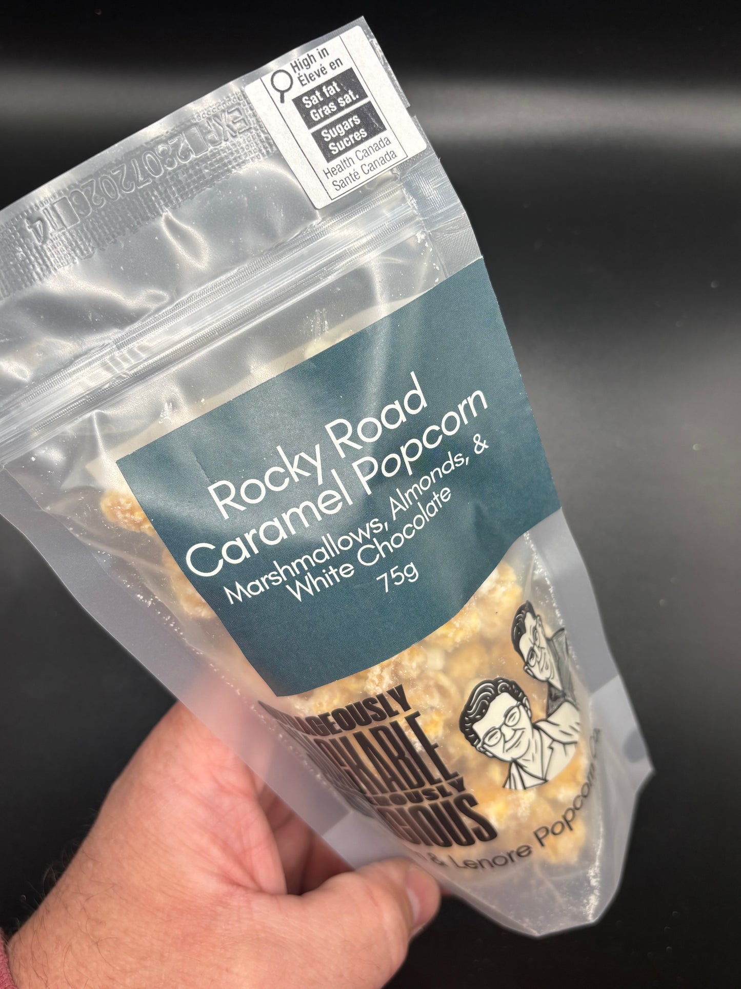 Rocky Road Chocolate Coated Caramel Popcorn