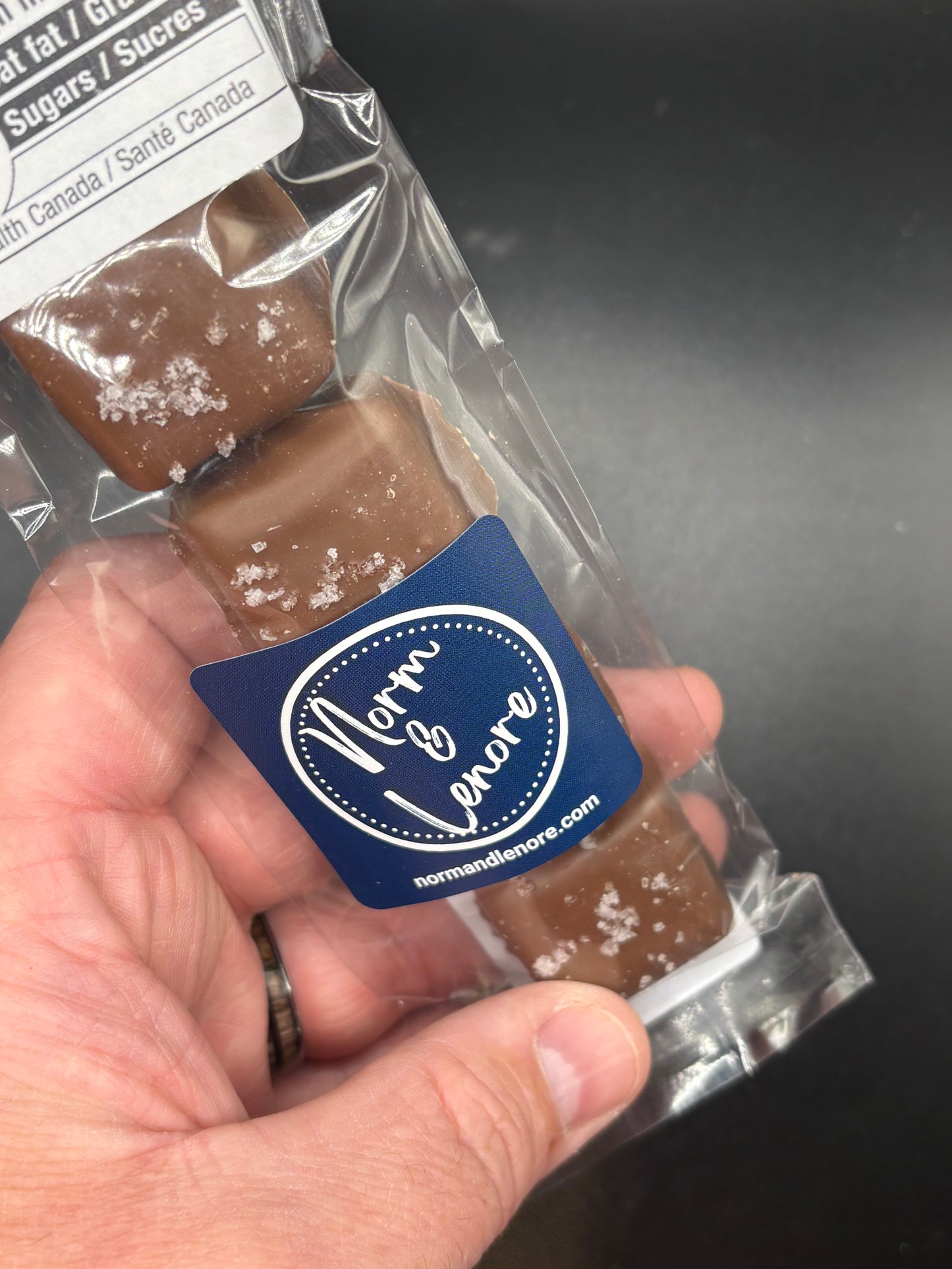 Chocolate Coated Salted Chewy Caramels- 4 pack