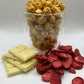 Strawberry Shortcake Chocolate Coated Caramel Popcorn
