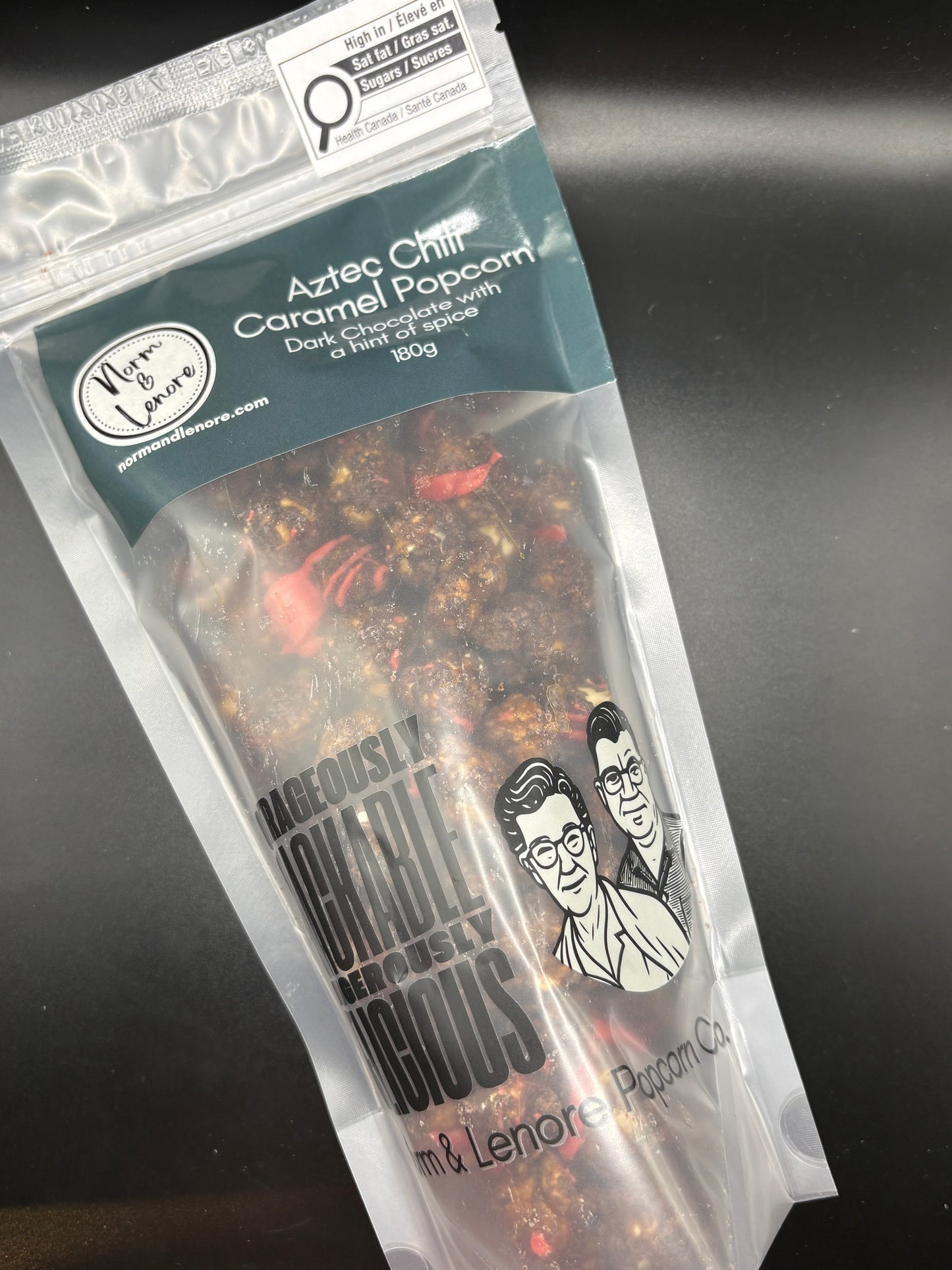 Aztec Chocolate Coated Caramel Popcorn