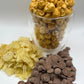Potato Chip Chocolate Coated Caramel Popcorn