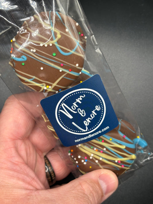 Milk Chocolate Coated Birthday Cake Oreos (3 pack)