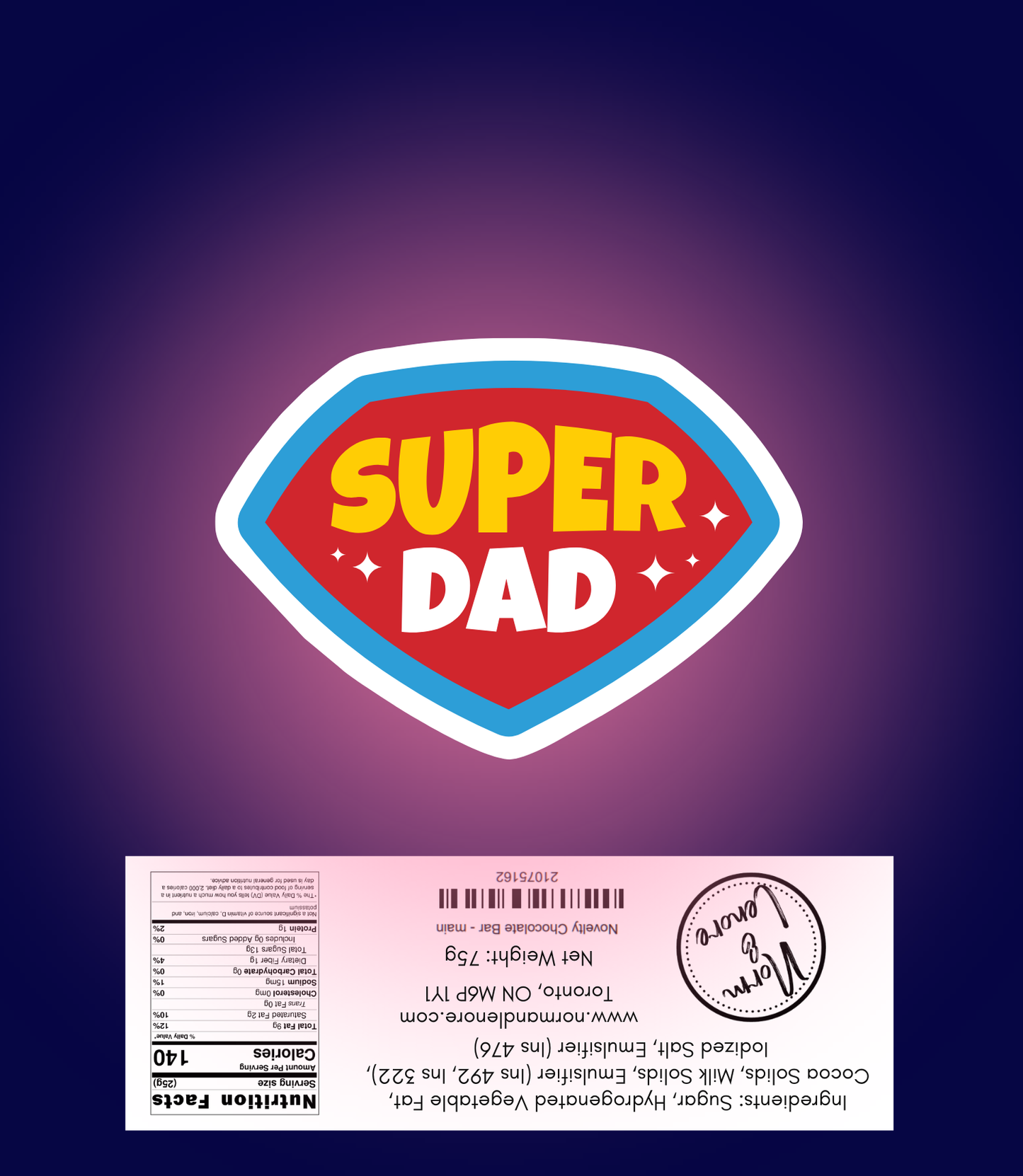 Wholesale Fathers Day Foil Bar
