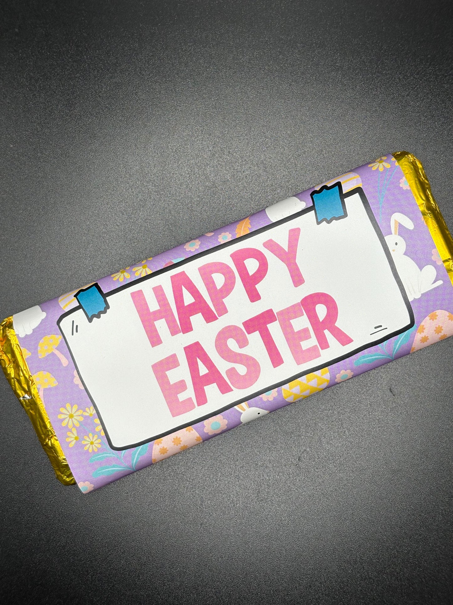 Wholesale Easter Milk Chocolate Foil Wrapped Novelty Bar