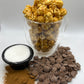 Churro Chocolate Coated Caramel Popcorn