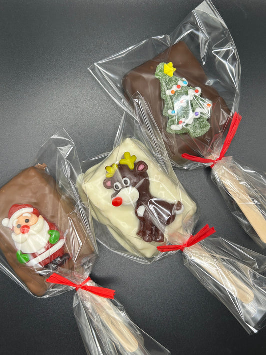 Holiday Gummy Candy Rice Krispie Square