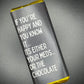 Foil Wrapped Cheeky Chocolate Bar