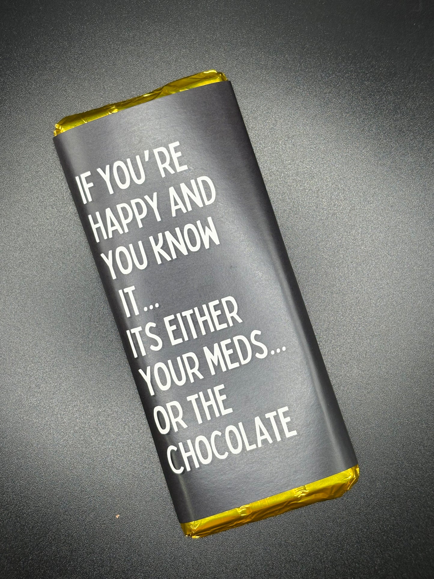 Foil Wrapped Cheeky Chocolate Bar