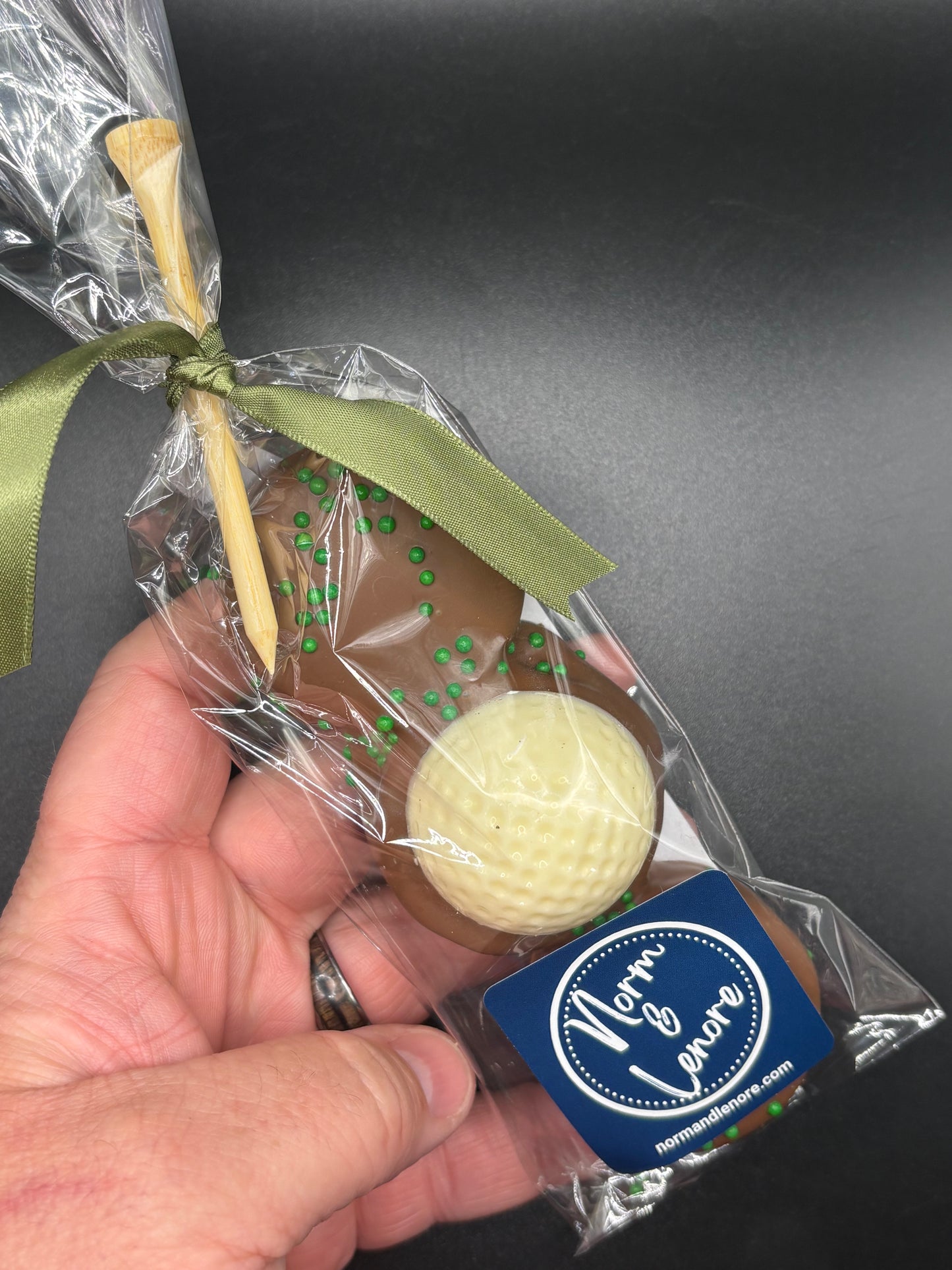 Father's Day Chocolate covered Oreos with Golf Ball