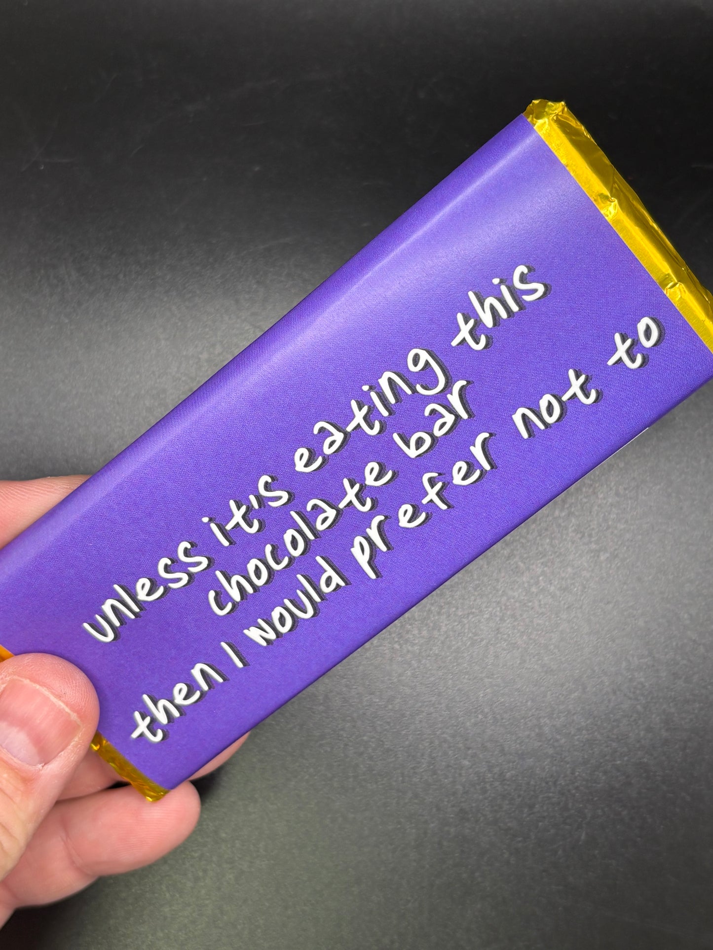 Foil Wrapped Cheeky Chocolate Bar