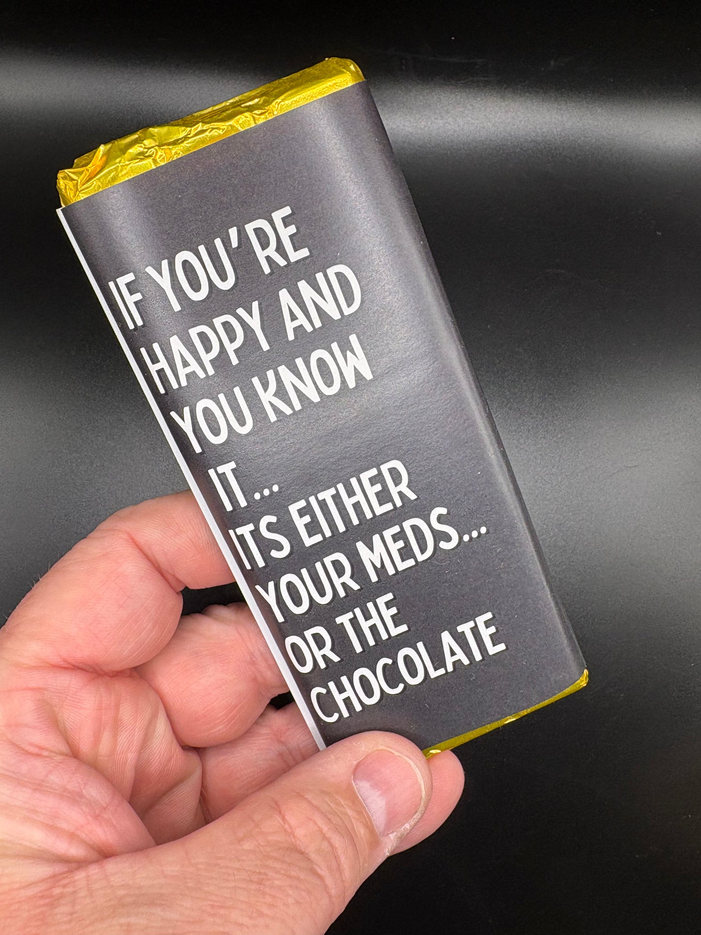Foil Wrapped Cheeky Chocolate Bar