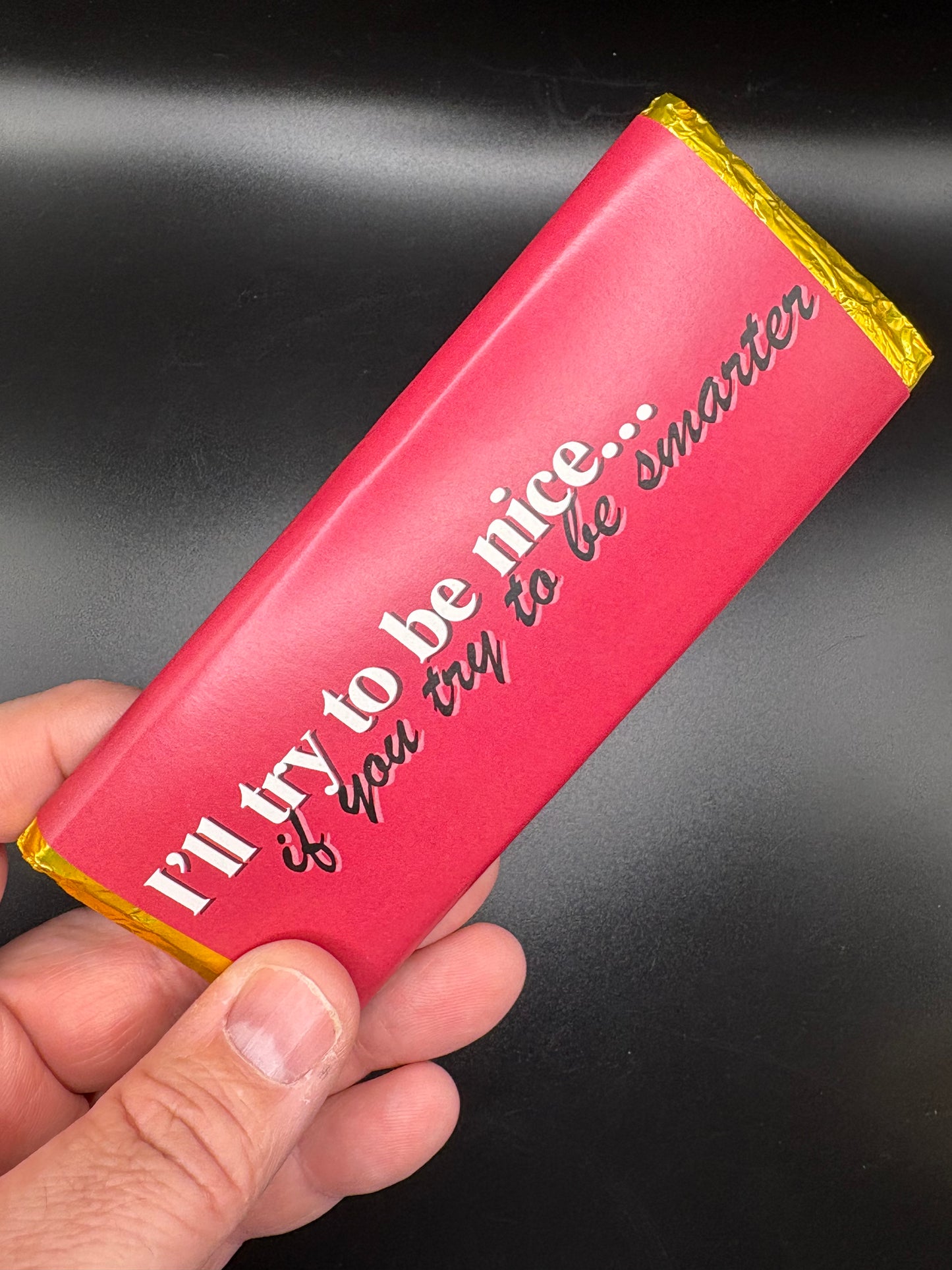 Foil Wrapped Cheeky Chocolate Bar
