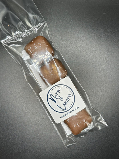 Chocolate Coated Salted Chewy Caramels- 4 pack