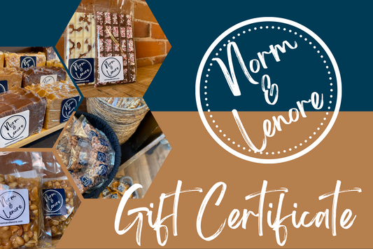 Norm & Lenore Gift Certificate