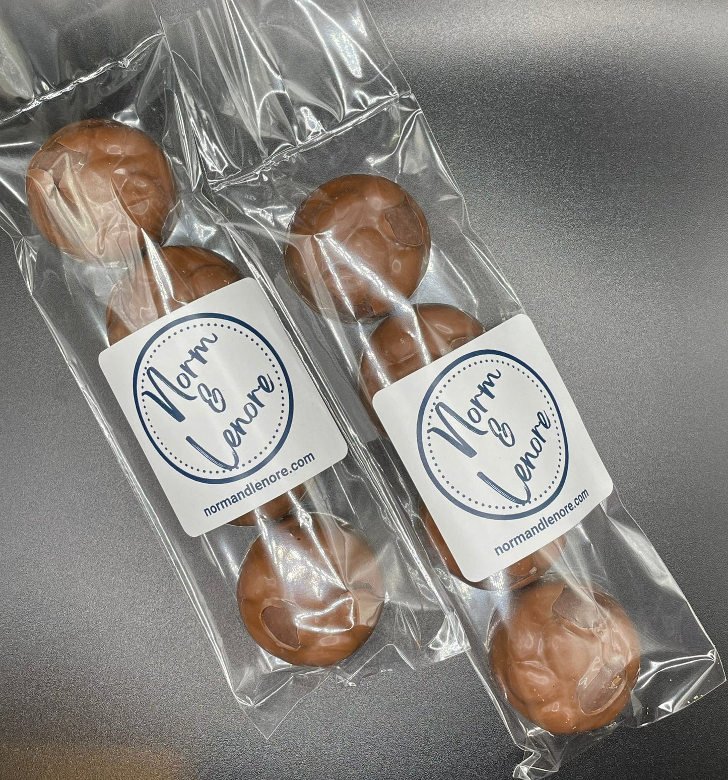 Chocolate Almond Caramel Bites
